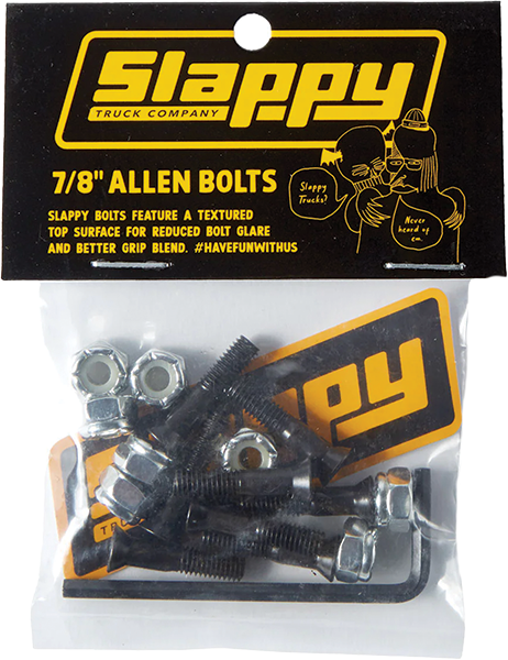 SLAPPY 7/8" ALLEN BOLTS SET BLACK