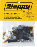 SLAPPY 1" PHILLIPS BOLTS SET BLACK