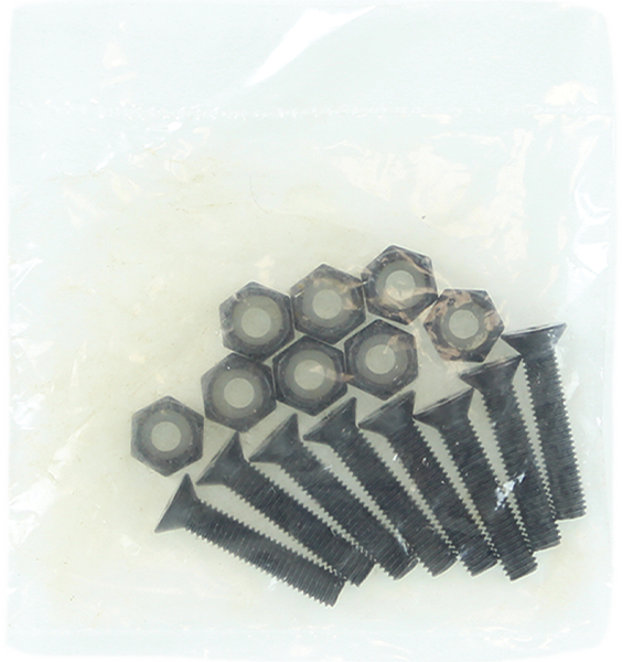 STANDARD 1-1/8" PHILLIPS HARDWARE SET BLACK