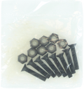 STANDARD 1-1/2" PHILLIPS HARDWARE SET BLACK