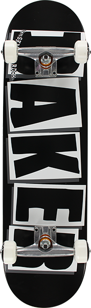 BAKER BRAND LOGO COMPLETE-8.5 BLK/WHT