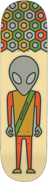 ALIEN WORKSHOP SOLDIER REGALIA DECK-7.8 TAN