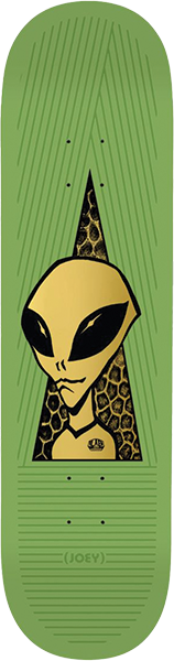 ALIEN WORKSHOP GUEVARA VISITOR GOLD 8.25 GREEN DIP