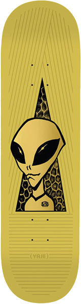 ALIEN WORKSHOP POPSON VISITOR GOLD 8.75 YELLOW DIP