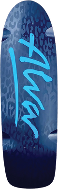 ALVA MODERN LEOPARD DECK-10x33 BLK/SAPPHIRE BLUE