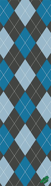 MOB ARGYLE BLUE GRIP 9X33