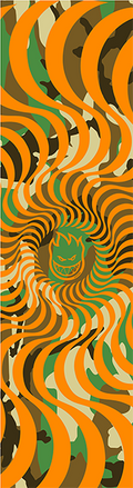 SPITFIRE CLASSIC SWIRL ORG/CAMO SINGLE SHEET 9X33
