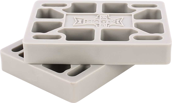 DOGTOWN 1/2" RISERS SET GREY