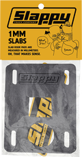 SLAPPY SLABS LOW RISERS SET 1MM BLACK 2PCS