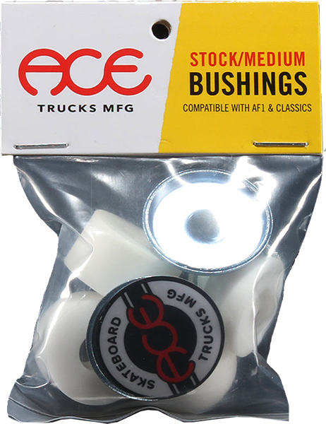 ACE STOCK/MED BUSHINGS 91a/86a WHITE 2pr