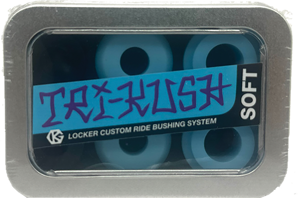 GRIND KING TRI-KUSH BUSHINGS SET SOFT BLUE 2pr