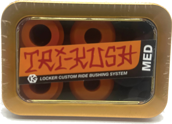 GRIND KING TRI-KUSH BUSHINGS SET MEDUIM ORANGE 2pr
