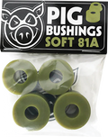 PIG BUSHINGS 81a SOFT OLIVE 2PR