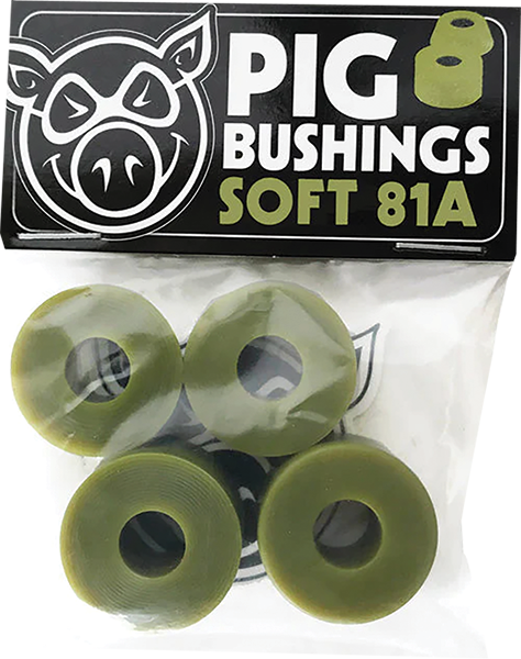 PIG BUSHINGS 81a SOFT OLIVE 2PR