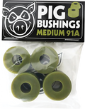 PIG BUSHINGS 91a MEDIUM OLIVE GREEN 2pr