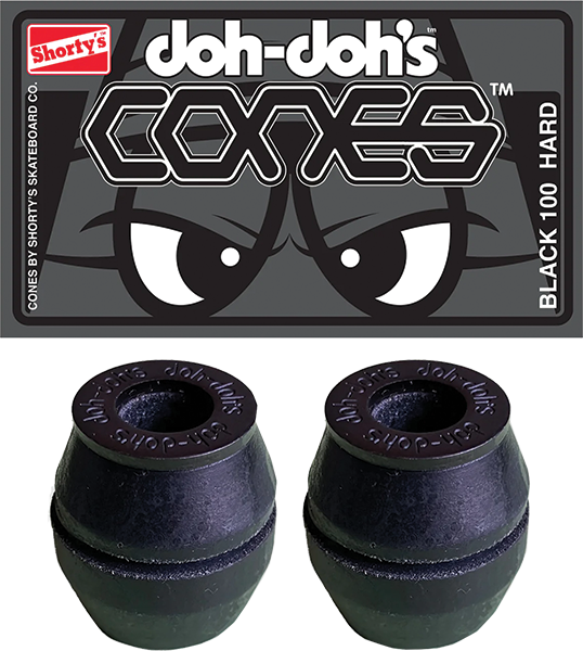 SHORTYS DOH DOH'S CONES 100a BLACK HARD (2pr) PK