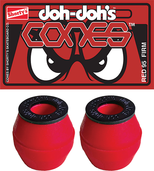 SHORTYS DOH DOH'S CONES (10pr) - 95a RED FIRM