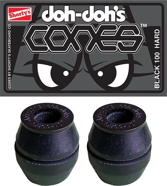 SHORTYS DOH DOH'S CONES (10pr) - 100a BLACK HARD