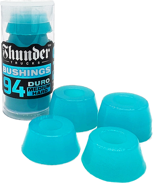 THUNDER BUSHINGS MED HARD 94 DURO CLEAR LT.BLUE