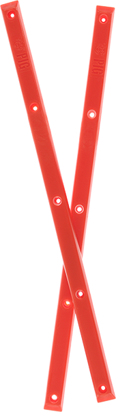 PIG BOARD RAILS -RED