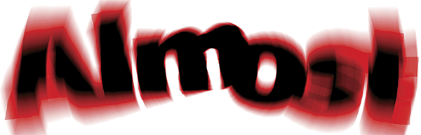 ALMOST BLUR STICKER SINGLE *sale*