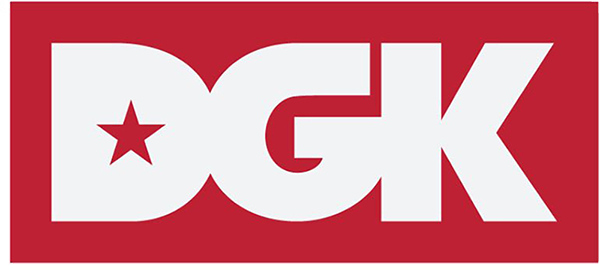 DGK CLASSIC STICKER WHITE/RED