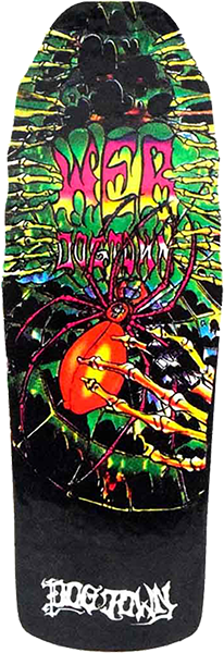 DOGTOWN WEB 80'S 4.5" DECAL BLACK