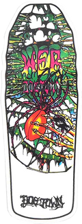 DOGTOWN WEB 80'S 4.5" DECAL WHITE