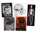 GLASS HOUSE 10/PACK #1 STICKERS ASSORTED
