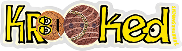KROOKED QUARTERSNACKS 6" STICKER