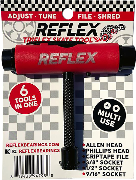 REFLEX TRIFLEX SKATE TOOL RED