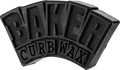 BAKER ARCH LOGO CURB WAX BLACK