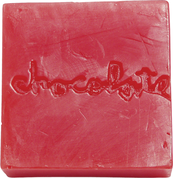 CHOCOLATE RED SQUARE LEDGE WAX