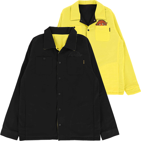 ANTI HERO GRIMPLE REVERSIBLE JACKET BLK/YELLOW