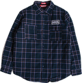 BAKER CRUST FLANNEL JACKET BLUE PLAID