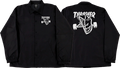 THRASHER X SF THRASH AND BURN COACH JACKET BLACK