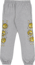 Anti-hero GRIMPLE STACK SWEATPANTS HEATHER GREY