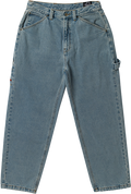 KROOKED KOFFIN CARPENTER PANTS BLEACHED DENIM