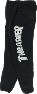 THRASHER SKULLS SWEATPANTS BLACK