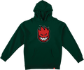SPITFIRE BIGHEAD FILL YOUTH HOODIE ALPINE GRN/RD