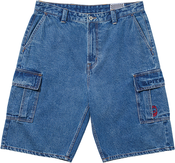 SPITFIRE CLASSIC 87 DENIM CARGO SHORTS LT.STONE WASH
