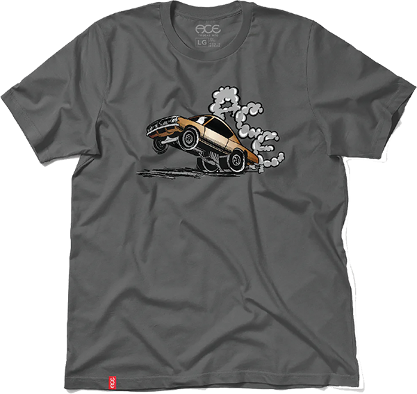 ACE BURNOUT SS CHARCOAL