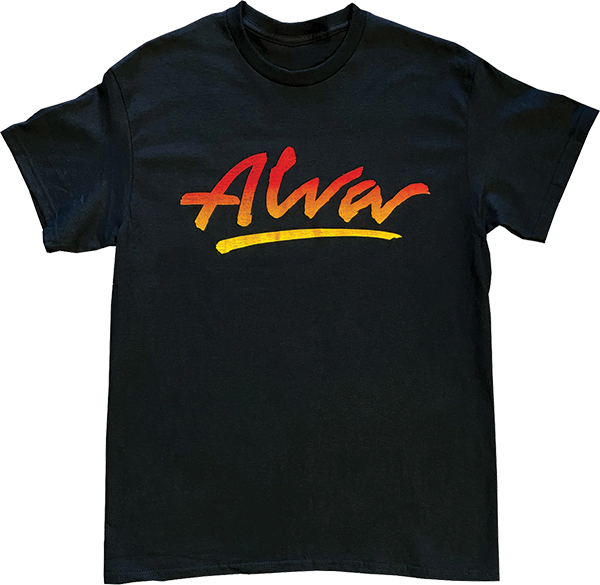 ALVA OG FLAME LOGO SS BLACK