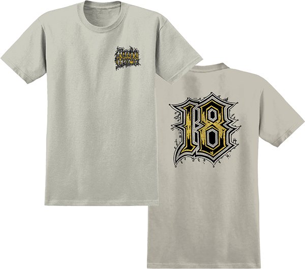 ANTI HERO MEDIEVAL SS HEATHER CREAM