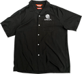 BAKER SKULLS SS BUTTON UP BLACK *sale*