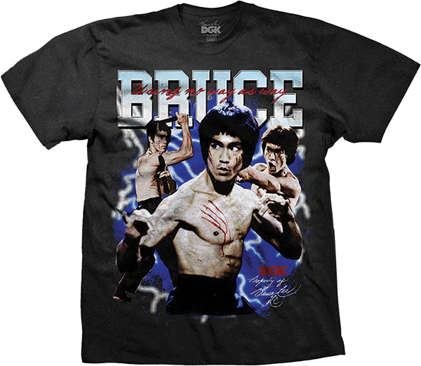 DGK BRUCE LEE IMMORTALITY BOXY SS BLACK