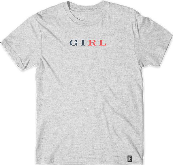 GIRL LETTERPRESS SS ASH