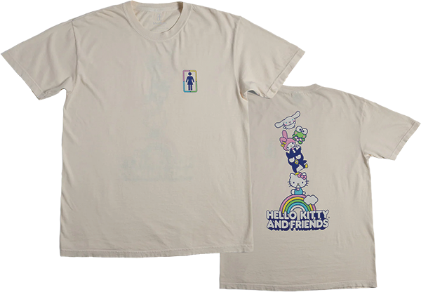 GIRL RAINBOW STACKED SS CREAM