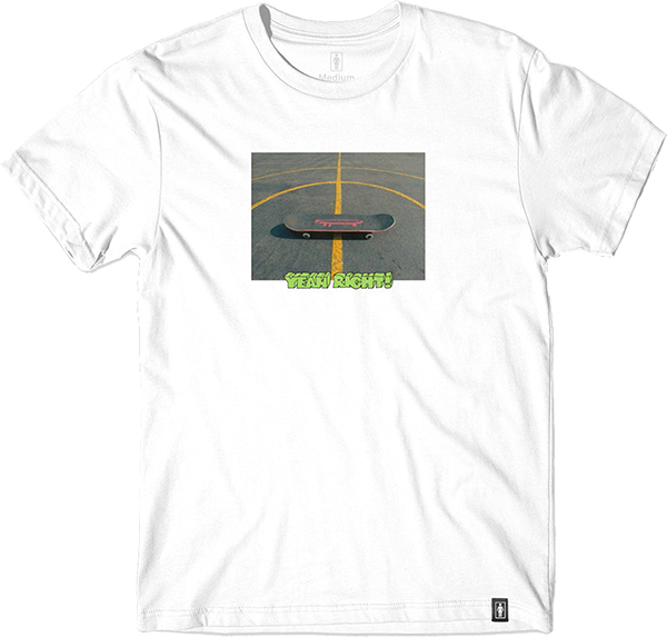 GIRL YEAH RIGHT BOARD SS WHITE *sale*