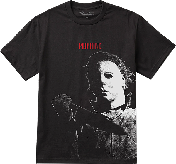 PRIMITIVE HALLOWEEN SLASHER SS BLACK *sale*